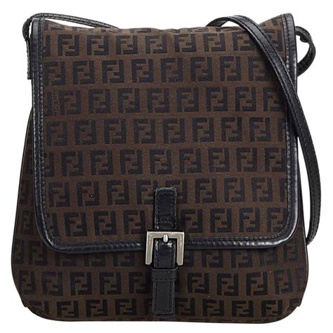 fendi bag brown|dark brown Fendi fabric.